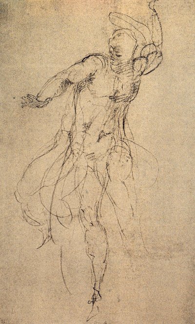 Study for the Last Judgment by Michelangelo Buonarroti